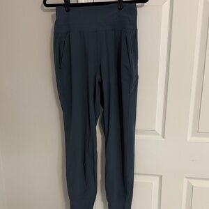 Athleta Navy High-Waisted Joggers